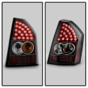 Chrysler 300C 08-10 LED Tail Lights - Black Spyder Auto