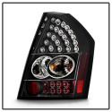 Chrysler 300C 08-10 LED Tail Lights - Black Spyder Auto