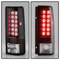 Chevy Astro / Safari 85-05 LED Tail Lights - Black Spyder Auto