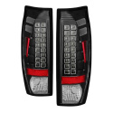 Chevy Avalanche 02-06 LED Tail Lights - Black Spyder Auto