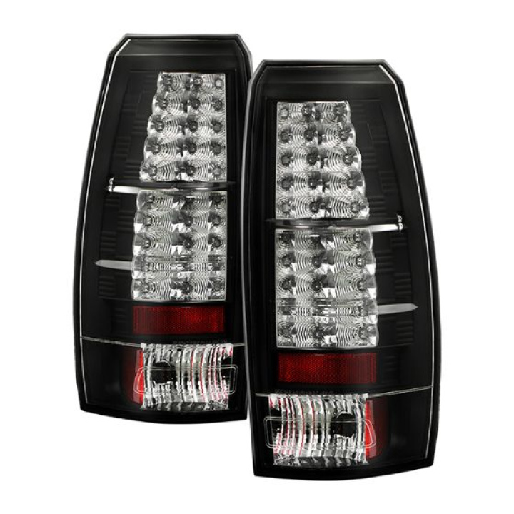 Chevy Avalanche 07-13 LED Tail Lights - Black Spyder Auto in the group Select car model / Chevrolet / Avalanche 2500 / Styling at DDESIGN Scandinavia AB (ALT-YD-CAV07-LED-BK)
