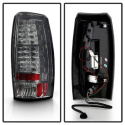 Chevy Avalanche 07-13 LED Tail Lights - Smoke Spyder Auto