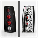 Chevy C/K Series 1500/2500/3500 88-98 Euro Style Tail Lights - Black Spyder Auto