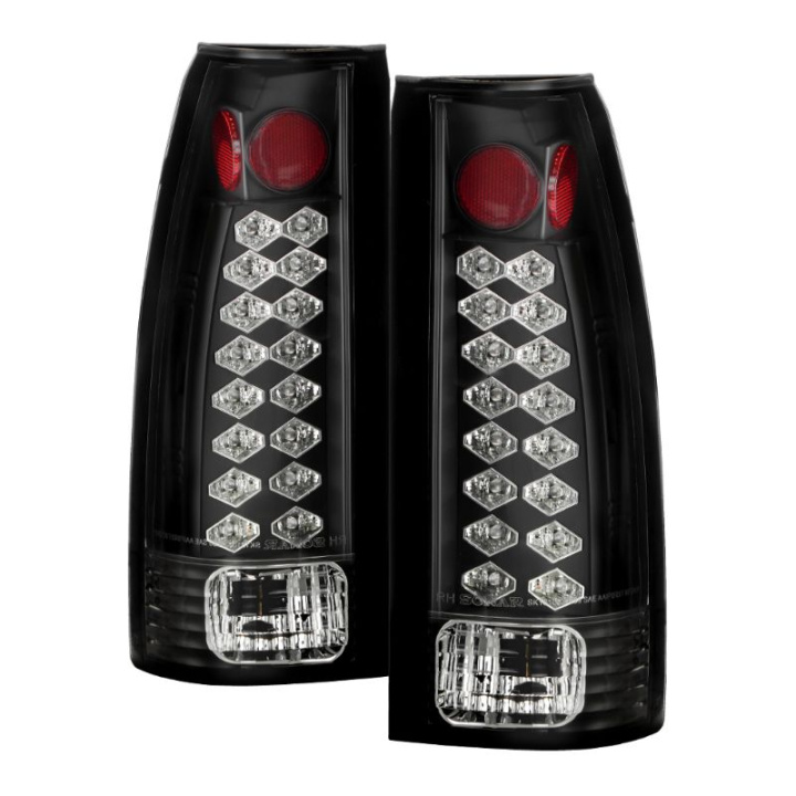 Chevy C/K Series 1500/2500/3500 88-98 LED Tail Lights - Black Spyder Auto in the group Select car model / Chevrolet / Tahoe / Styling at DDESIGN Scandinavia AB (ALT-YD-CCK88-LED-BK)