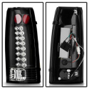 Chevy C/K Series 1500/2500/3500 88-98 LED Tail Lights - Black Spyder Auto