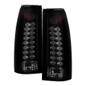 Chevy C/K Series 1500/2500/3500 88-98 LED Tail Lights - Black Smoke Spyder Auto