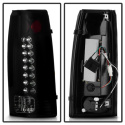 Chevy C/K Series 1500/2500/3500 88-98 LED Tail Lights - Black Smoke Spyder Auto