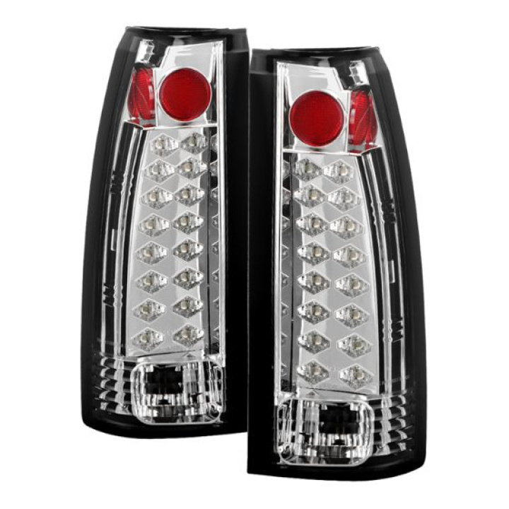 Chevy C/K Series 1500/2500/3500 88-98 LED Tail Lights - Chrome Spyder Auto in the group Select car model / Chevrolet / Tahoe / Styling at DDESIGN Scandinavia AB (ALT-YD-CCK88-LED-C)