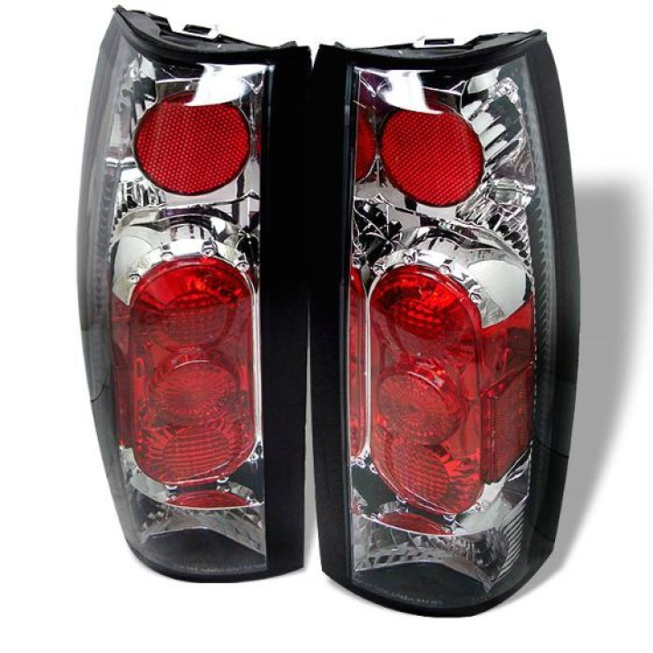 Chevy C/K Series 1500/2500/3500 88-98 G2 Euro Style Tail Lights - Chrome Spyder Auto in the group Select car model / Chevrolet / Tahoe / Styling at DDESIGN Scandinavia AB (ALT-YD-CCK88G2-C)