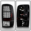 Chevy Suburban/Tahoe 1500/2500 00-06 LED Tail Lights - Black Spyder Auto