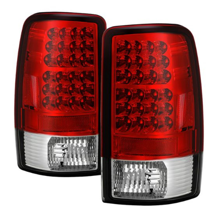 Chevy Suburban/Tahoe 1500/2500 00-06 LED Tail Lights - Red Clear Spyder Auto in the group Select car model / Chevrolet / Other models & Engines at DDESIGN Scandinavia AB (ALT-YD-CD00-LED-RC)