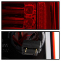 Chevy Suburban/Tahoe 1500/2500 00-06 LED Tail Lights - Red Clear Spyder Auto