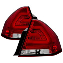 Chevy Impala 2006-2013 LED Tail Lights - Red Clear Spyder Auto