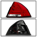 Chevy Impala 2006-2013 LED Tail Lights - Red Clear Spyder Auto