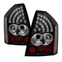 Chrysler 300 05-07 LED Tail Lights - Black Spyder Auto