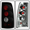Chevy Silverado 1500/2500 03-06 ( Does Not Fit Stepside ) Euro Style Tail Lights - Black Smoke Spyder Auto