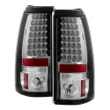 Chevy Silverado 1500/2500 03-06 ( Does Not Fit Stepside ) LED Tail Lights - Chrome Spyder Auto