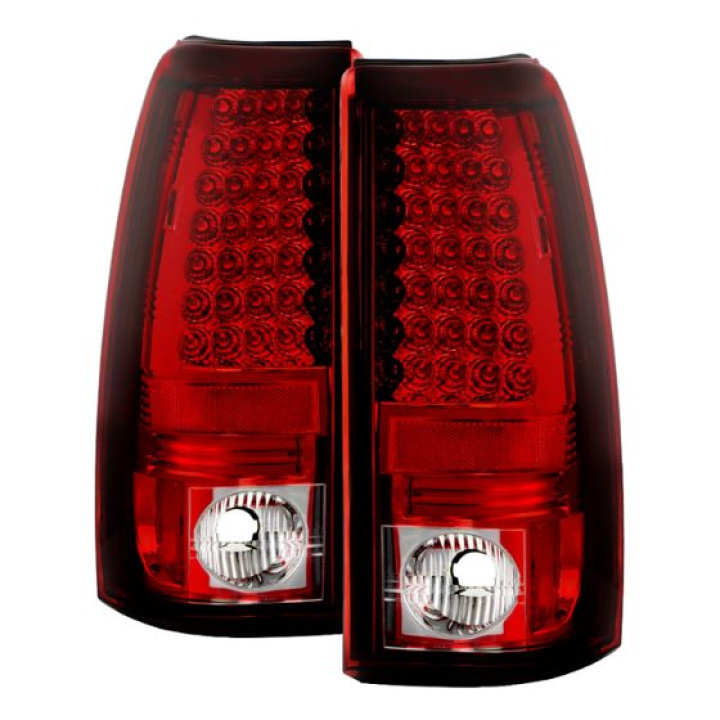 Chevy Silverado 1500/2500 03-06 ( Does Not Fit Stepside ) LED Tail Lights - Red Clear Spyder Auto in the group Select car model / Chevrolet / Other models & Engines at DDESIGN Scandinavia AB (ALT-YD-CS03-LED-RC)