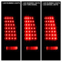 Chevy Silverado 1500/2500 03-06 ( Does Not Fit Stepside ) LED Tail Lights - Red Clear Spyder Auto