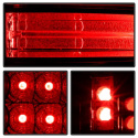 Chevy Silverado 1500/2500 03-06 ( Does Not Fit Stepside ) LED Tail Lights - Red Clear Spyder Auto