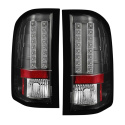 Chevy Silverado 07-13 ( Does Not Fit 2010 Model With Dual Reverse Socket 921 Bulb ) LED Tail Lights - Black Spyder Auto