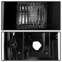 Chevy Silverado 07-13 ( Does Not Fit Model With Reverse Bulb 921 ) LED Tail Lights - Black Smoke Spyder Auto