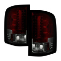 Chevy Silverado 07-13 ( Does Not Fit 2010 Model With Dual Reverse Socket 921 Bulb ) LED Tail Lights - Red Smoke Spyder Auto