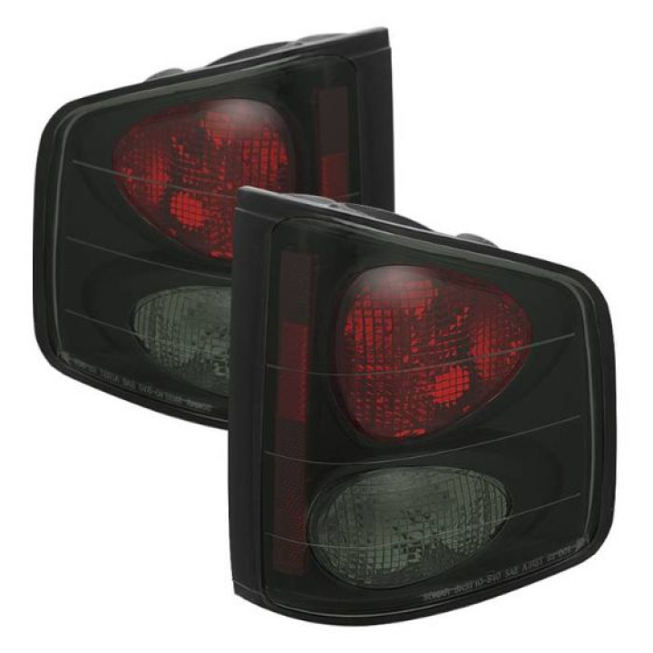 Chevy S10 94-04 / GMC Sonoma 94-04 / Isuzu Hombre 96-00 Euro Style Tail Lights - Black Smoke Spyder Auto in the group Select car model / Chevrolet / S10 / Styling at DDESIGN Scandinavia AB (ALT-YD-CS1094-BSM)