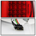 Chevy S10 94-04 / GMC Sonoma 94-04 / Isuzu Hombre 96-00 LED Tail Lights - Red Clear Spyder Auto