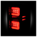 Chevy 1500 14-16 / Silverado 2500HD/3500HD (Dual Rear Wheel) 15-16 Light Bar LED Tail Lights - Black Spyder Auto