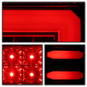 Chevy 1500 14-16 / Silverado 2500HD/3500HD (Dual Rear Wheel) 15-16 Light Bar LED Tail Lights - Red Clear Spyder Auto