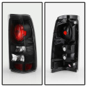 Chevy Silverado 1500/2500 99-02 (Not Fit Stepside) / GMC Sierra 1500/2500/3500 99-03 Euro Style Tail Lights - Black Spyder Auto