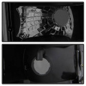 Chevy Silverado 1500/2500 99-02 (Not Fit Stepside) / GMC Sierra 1500/2500/3500 99-03 Euro Style Tail Lights - Black Smoke Spyder Auto