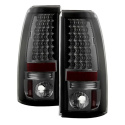 Chevy Silverado 1500/2500 99-02 (Not Fit Stepside) / GMC Sierra 1500/2500/3500 99-03 LED Tail Lights - Smoke Spyder Auto