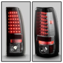 Chevy Silverado 1500/2500 99-02 (Not Fit Stepside) / GMC Sierra 1500/2500/3500 99-03 LED Tail Lights - Smoke Spyder Auto