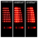 Chevy Silverado 1500/2500 99-02 (Not Fit Stepside) / GMC Sierra 1500/2500/3500 99-03 LED Tail Lights - Smoke Spyder Auto