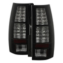 Chevy Suburban/Tahoe 07-14 / GMC Yukon/Yukon Denali 07-14 - LED Tail Lights - Black Smoke Spyder Auto