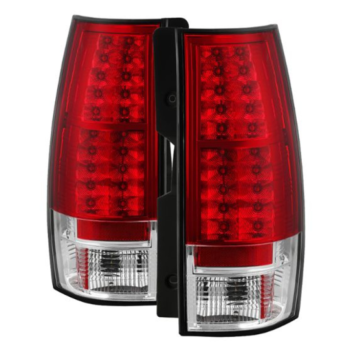 Chevy Suburban/Tahoe 07-14 / GMC Yukon/Yukon Denali 07-14 - LED Tail Lights - Red Clear Spyder Auto in the group Select car model / Chevrolet / Tahoe / Styling at DDESIGN Scandinavia AB (ALT-YD-CSUB07-LED-RC)