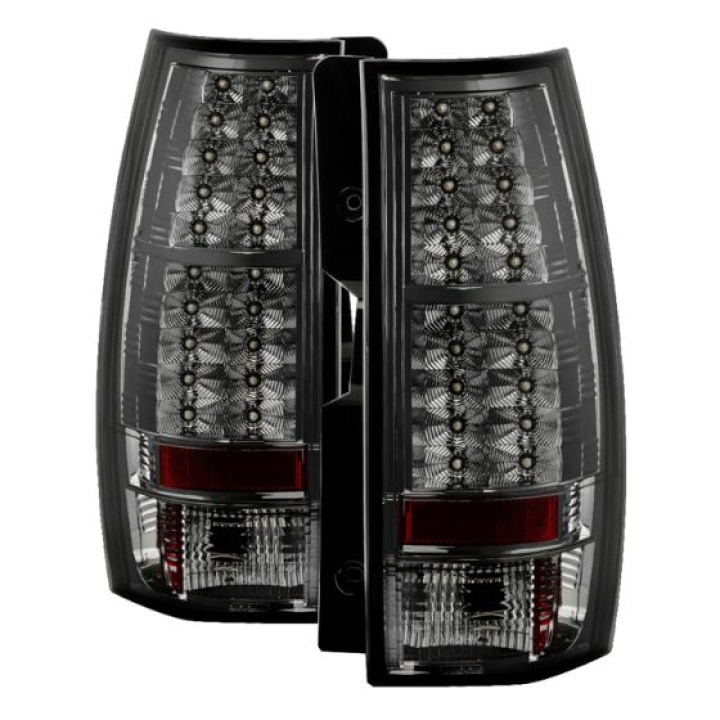 Chevy Suburban/Tahoe 07-14 / GMC Yukon/Yukon Denali 07-14 - LED Tail Lights - Smoke Spyder Auto in the group Select car model / Chevrolet / Tahoe / Styling at DDESIGN Scandinavia AB (ALT-YD-CSUB07-LED-SM)