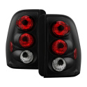 Chevy TrailBlazer 02-09 Euro Style Tail Lights - Black Spyder Auto