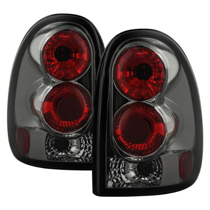 Dodge Caravan/Grand Caravan 96-00 / Dodge Durango 98-03 / Plymouth Voyager/Grand Voyager 96-00 Euro Style Tail Lights - Smoke Spyder Auto in the group Select car model / Dodge / Durango / Styling at DDESIGN Scandinavia AB (ALT-YD-DC96-SM)