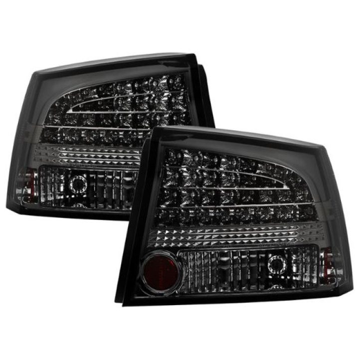 Dodge Charger 06-08 LED Tail Lights - Smoke Spyder Auto in the group Select car model / Dodge / Charger 06+ / Styling / Lights at DDESIGN Scandinavia AB (ALT-YD-DCH05-LED-SM)