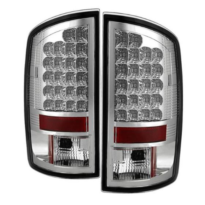 Dodge Ram 02-06 1500 / Ram 2500/3500 03-06 LED Tail Light - Chrome Spyder Auto in the group Select car model / Dodge / Ram 01-08 / Styling at DDESIGN Scandinavia AB (ALT-YD-DRAM02-LED-C)