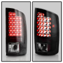 Dodge Ram 07-08 1500 / Ram 07-09 2500/3500 LED Tail Lights - Black Spyder Auto