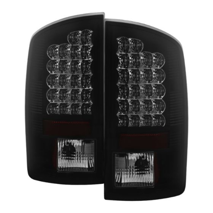 Dodge Ram 07-08 1500 / Ram 07-09 2500/3500 LED Tail Lights - Black Smoke Spyder Auto in the group Select car model / Dodge / Ram 01-08 / Styling at DDESIGN Scandinavia AB (ALT-YD-DRAM06-LED-BSM)