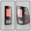 Dodge Ram 1500 09-14 / Ram 2500/3500 10-14 LED Tail Lights - Incandescent Model only ( Not Compatible With LED Model ) - Black Spyder Auto