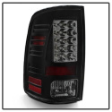 Dodge Ram 1500 09-14 / Ram 2500/3500 10-14 LED Tail Lights - Incandescent Model only ( Not Compatible With LED Model ) - Black Smoke Spyder Auto