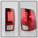 Dodge Ram 1500 09-14 / Ram 2500/3500 10-14 LED Tail Lights - Incandescent Model only ( Not Compatible With LED Model ) - Red Clear Spyder Auto