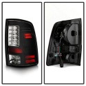 Dodge Ram 1500 13-14 / Ram 2500/3500 13-14 LED Tail Lights - LED Model only ( Not Compatible With Incandescent Model ) - Black Spyder Auto