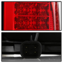 Dodge Ram 1500 13-14 / Ram 2500/3500 13-14 LED Tail Lights - LED Model only ( Not Compatible With Incandescent Model ) - Red Clear Spyder Auto